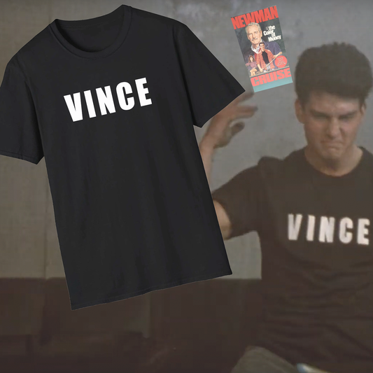 The Color of Money "Vince" Tee Tom Cruise Martin Scorsese Pool