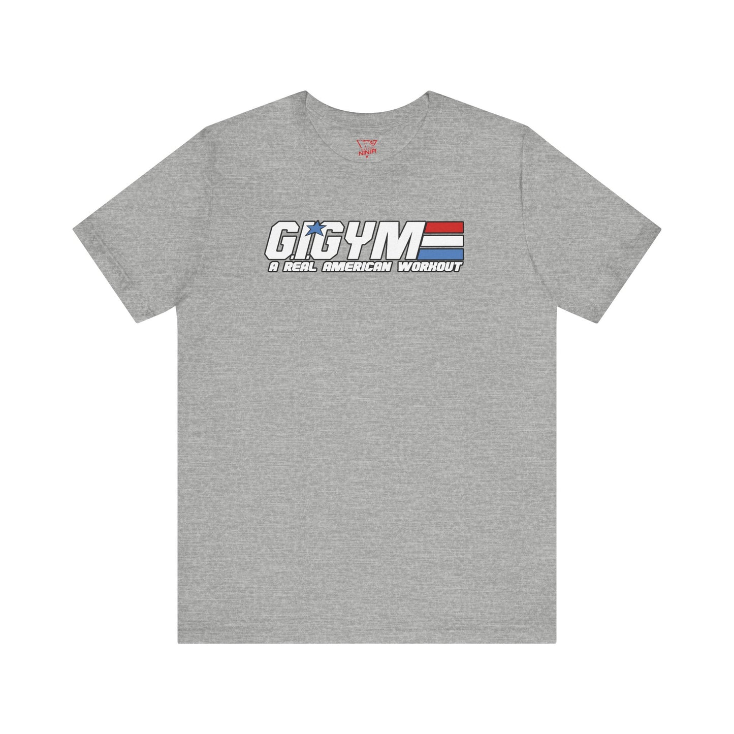 GI GYM Military Style Workout Tee GI Joe Parody Unisex Jersey Short Sleeve Shirt