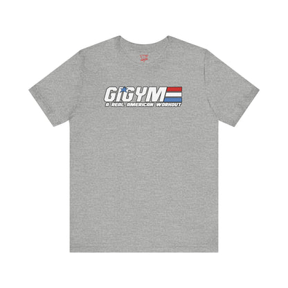 GI GYM Military Style Workout Tee GI Joe Parody Unisex Jersey Short Sleeve Shirt