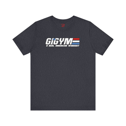 GI GYM Military Style Workout Tee GI Joe Parody Unisex Jersey Short Sleeve Shirt