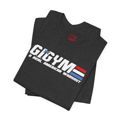 GI GYM Military Style Workout Tee GI Joe Parody Unisex Jersey Short Sleeve Shirt