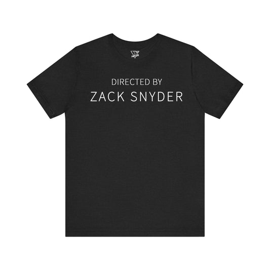 Directed by Zack Snyder Tee Justice League BVS Man of Steel