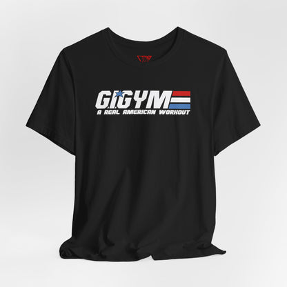 GI GYM Military Style Workout Tee GI Joe Parody Unisex Jersey Short Sleeve Shirt