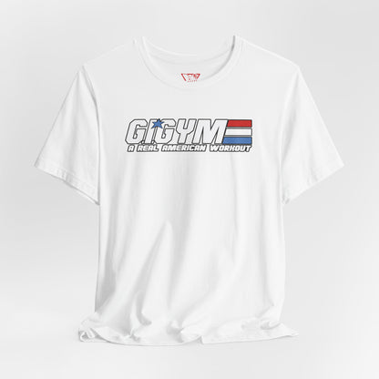 GI GYM Military Style Workout Tee GI Joe Parody Unisex Jersey Short Sleeve Shirt