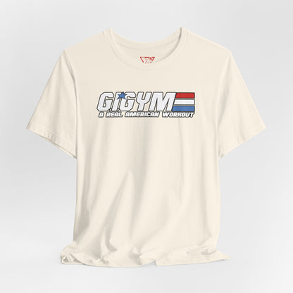 GI GYM Military Style Workout Tee GI Joe Parody Unisex Jersey Short Sleeve Shirt