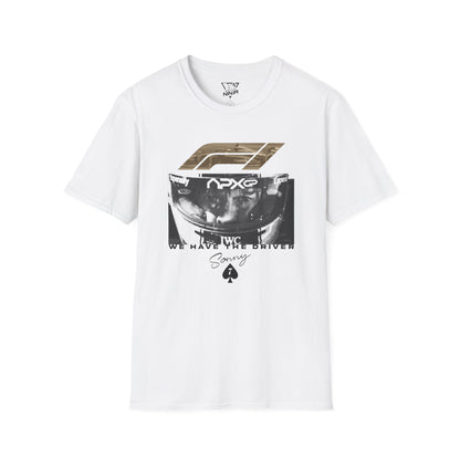 F1 The Movie Parody Racing Tee Brad Pitt Sonny Hayes (bright colors)