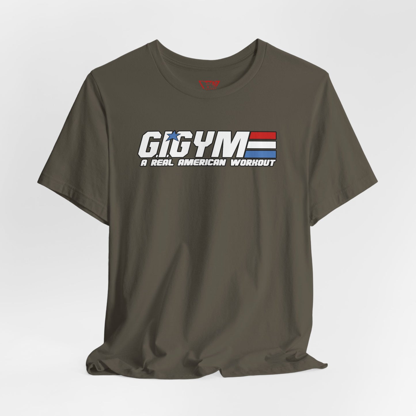 GI GYM Military Style Workout Tee GI Joe Parody Unisex Jersey Short Sleeve Shirt