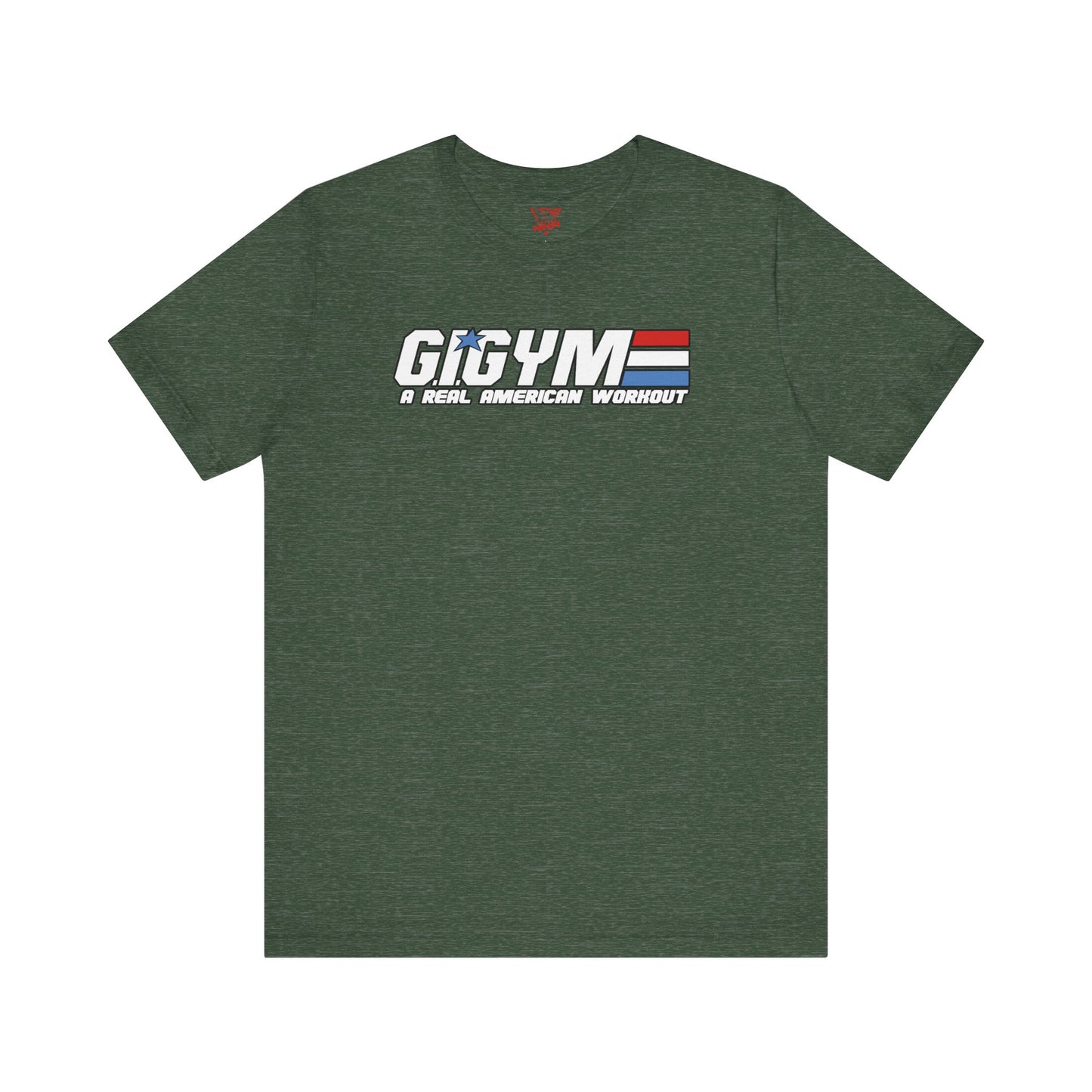GI GYM Military Style Workout Tee GI Joe Parody Unisex Jersey Short Sleeve Shirt