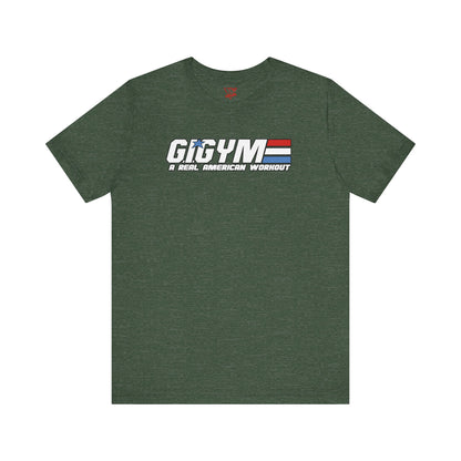 GI GYM Military Style Workout Tee GI Joe Parody Unisex Jersey Short Sleeve Shirt