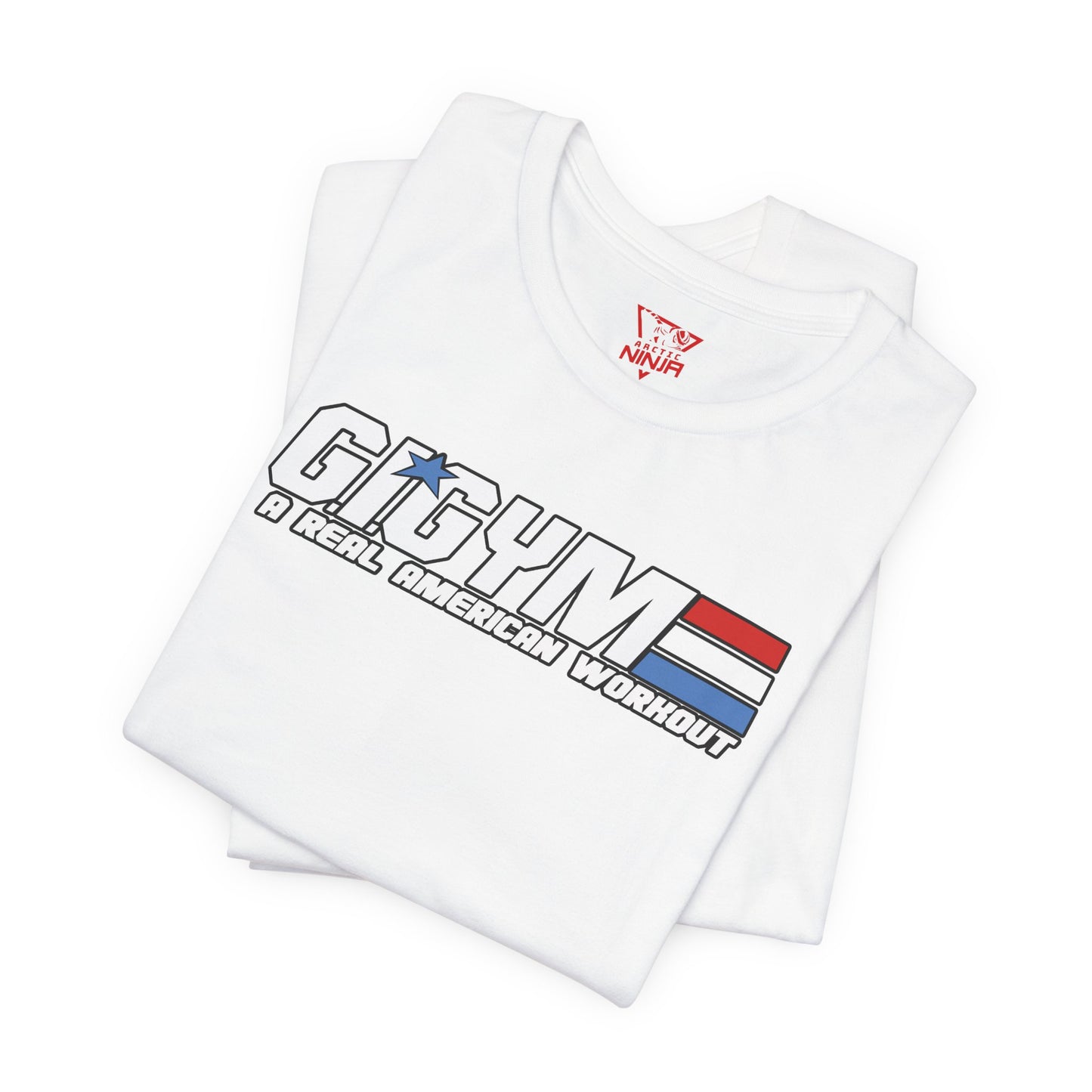 GI GYM Military Style Workout Tee GI Joe Parody Unisex Jersey Short Sleeve Shirt