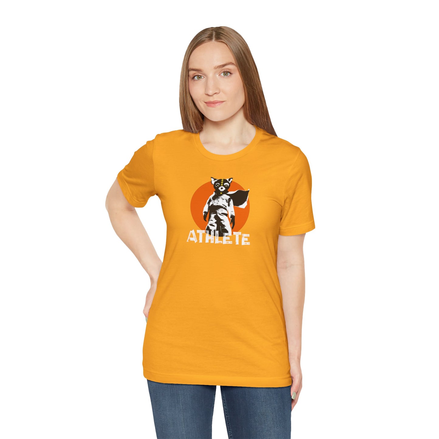 Fantastic Mr Fox Ash Athlete Tee - Roald Dahl Wes Anderson Animated Unisex Jersey Short Sleeve Tee