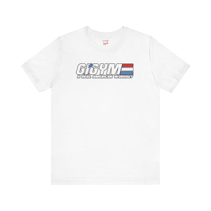 GI GYM Military Style Workout Tee GI Joe Parody Unisex Jersey Short Sleeve Shirt