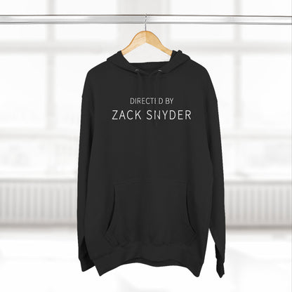 Directed by Zack Snyder Hoodie Justice League Man of Steel Rebel Moon Filmmaker Fan