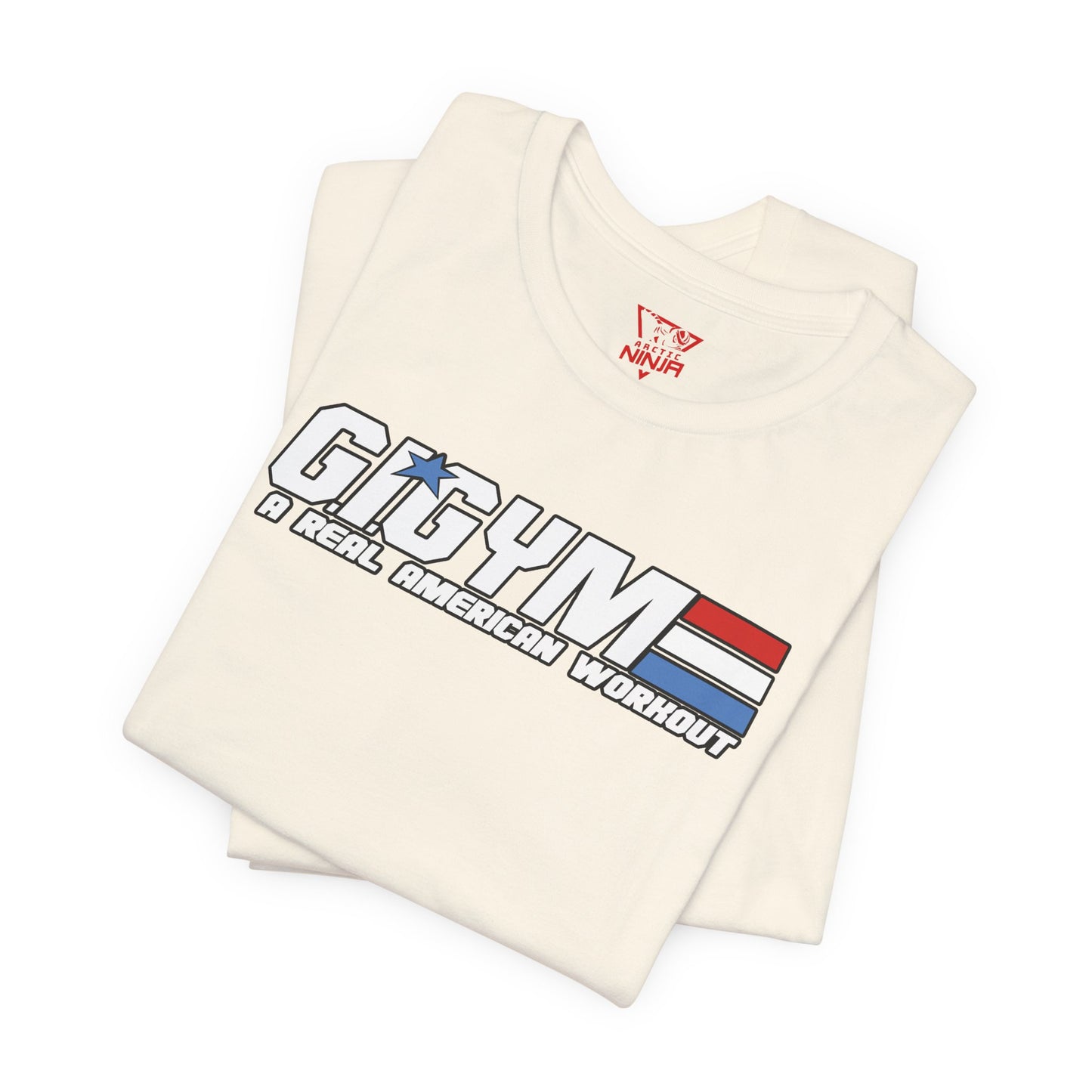 GI GYM Military Style Workout Tee GI Joe Parody Unisex Jersey Short Sleeve Shirt