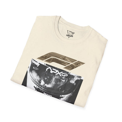 F1 The Movie Parody Racing Tee Brad Pitt Sonny Hayes (bright colors)