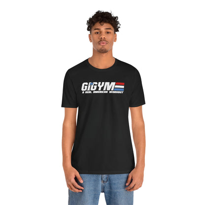 GI GYM Military Style Workout Tee GI Joe Parody Unisex Jersey Short Sleeve Shirt