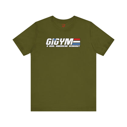 GI GYM Military Style Workout Tee GI Joe Parody Unisex Jersey Short Sleeve Shirt