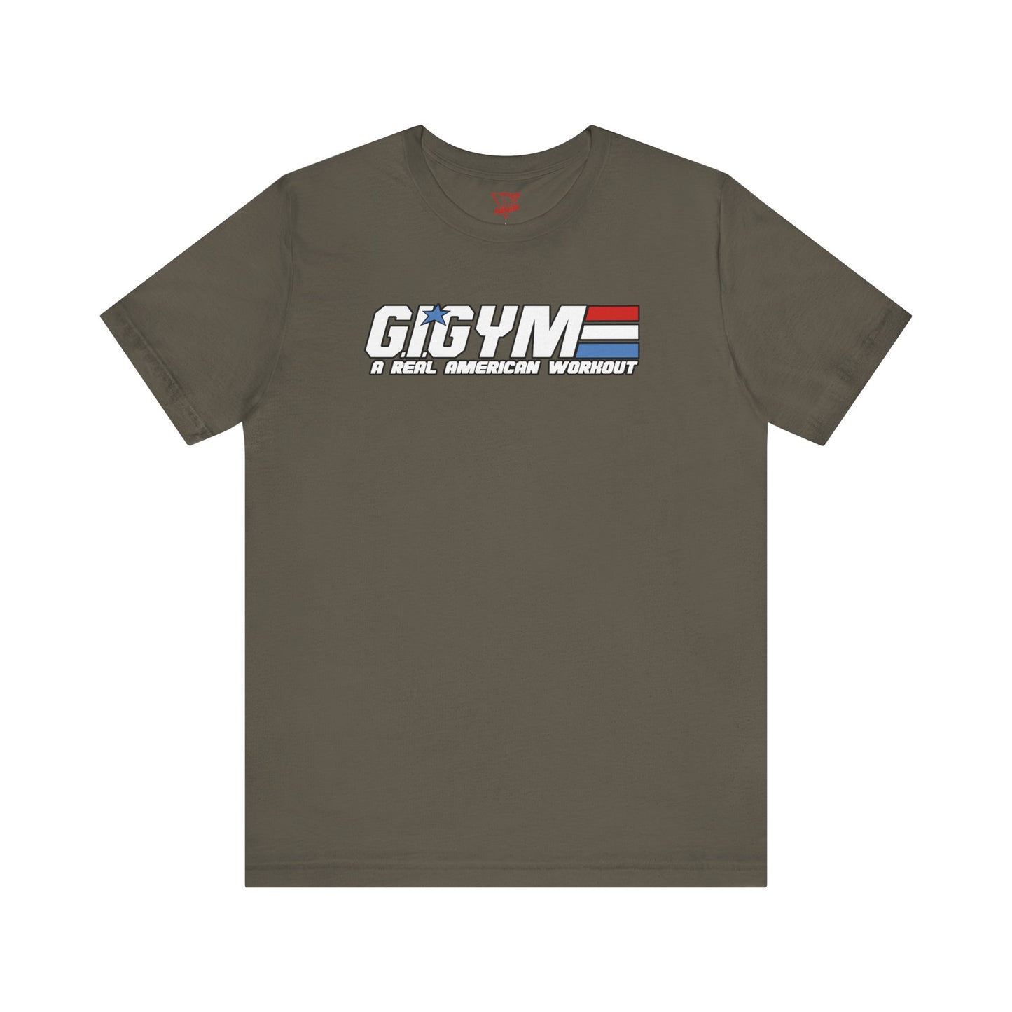 GI GYM Military Style Workout Tee GI Joe Parody Unisex Jersey Short Sleeve Shirt