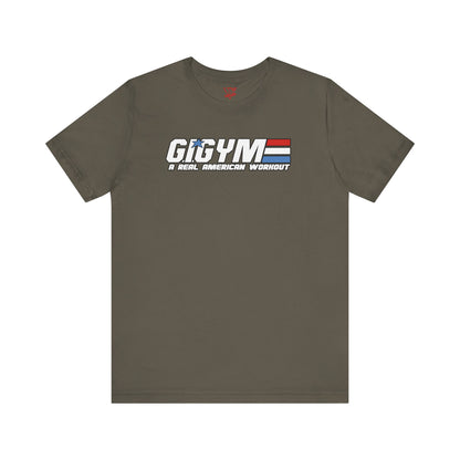 GI GYM Military Style Workout Tee GI Joe Parody Unisex Jersey Short Sleeve Shirt