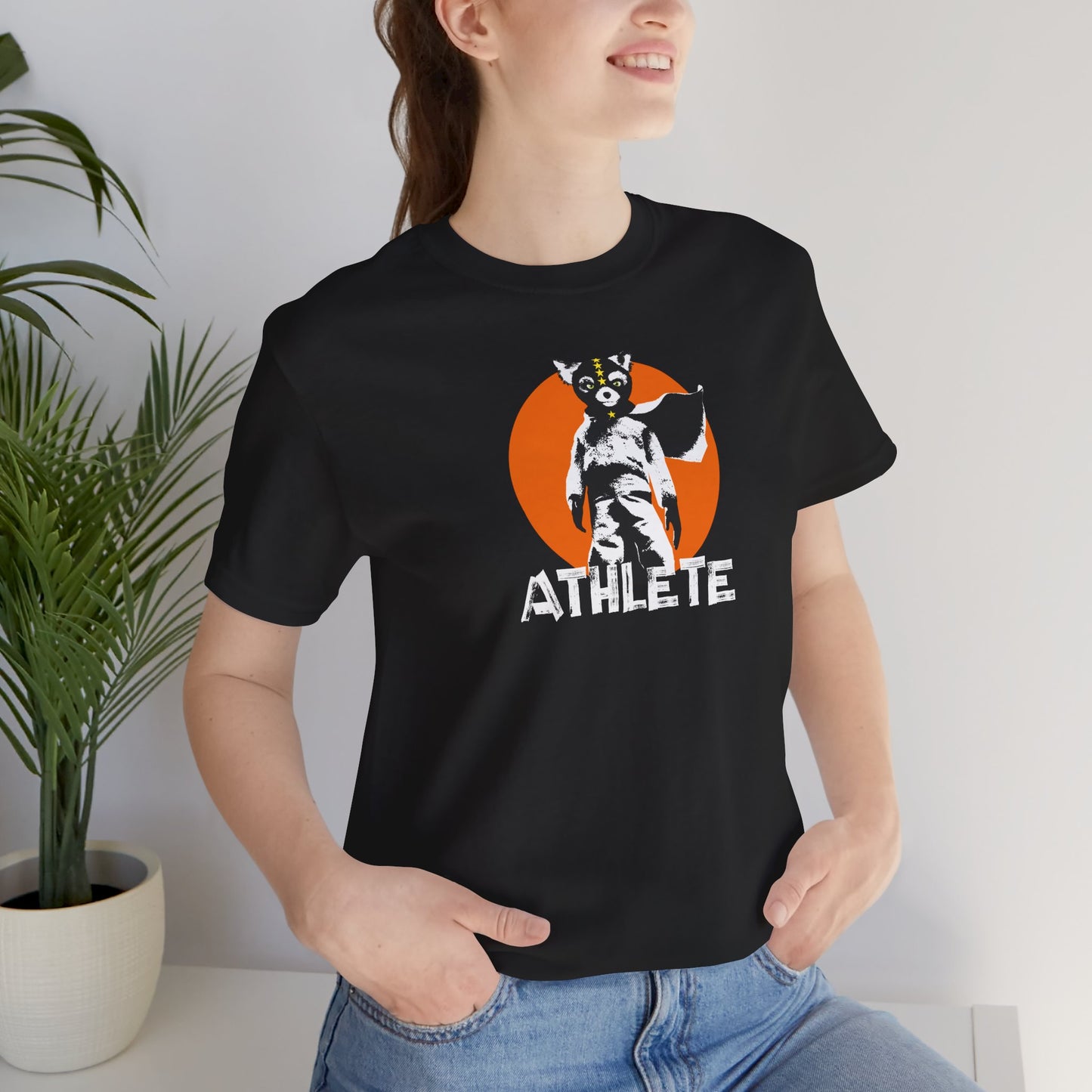 Fantastic Mr Fox Ash Athlete Tee - Roald Dahl Wes Anderson Animated Unisex Jersey Short Sleeve Tee