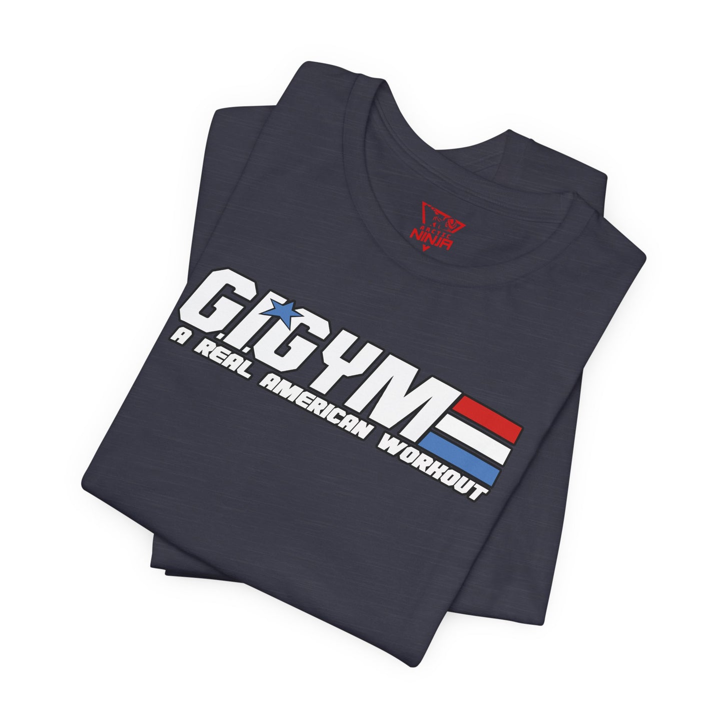 GI GYM Military Style Workout Tee GI Joe Parody Unisex Jersey Short Sleeve Shirt