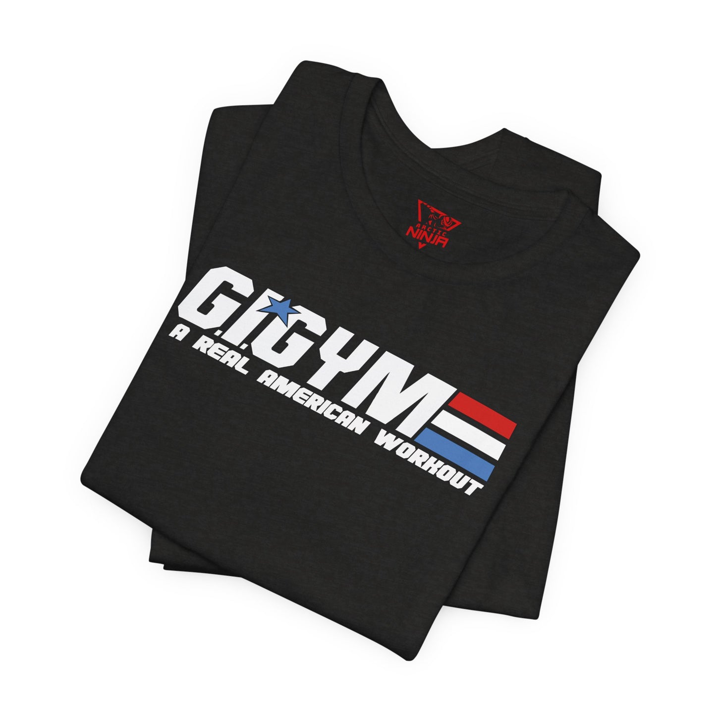 GI GYM Military Style Workout Tee GI Joe Parody Unisex Jersey Short Sleeve Shirt