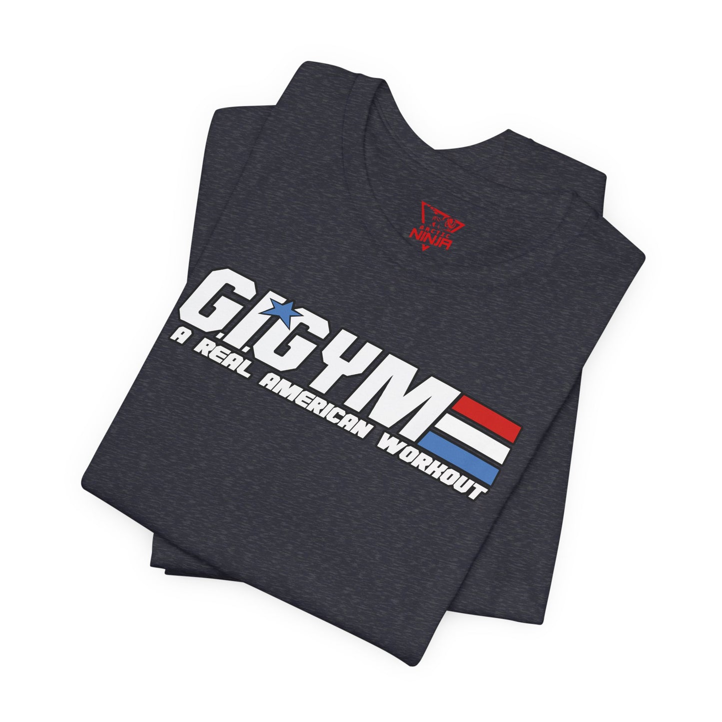 GI GYM Military Style Workout Tee GI Joe Parody Unisex Jersey Short Sleeve Shirt