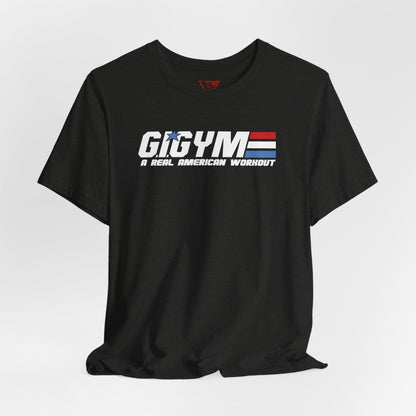 GI GYM Military Style Workout Tee GI Joe Parody Unisex Jersey Short Sleeve Shirt