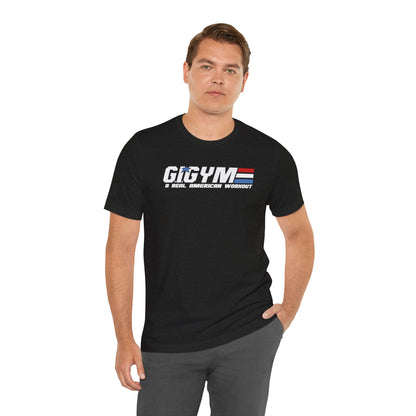 GI GYM Military Style Workout Tee GI Joe Parody Unisex Jersey Short Sleeve Shirt