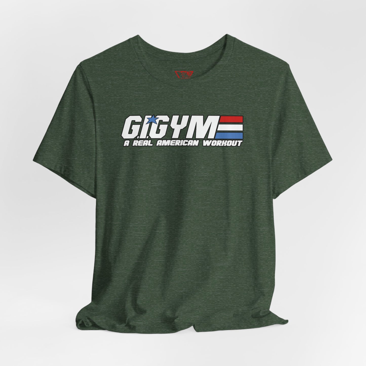 GI GYM Military Style Workout Tee GI Joe Parody Unisex Jersey Short Sleeve Shirt