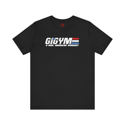 GI GYM Military Style Workout Tee GI Joe Parody Unisex Jersey Short Sleeve Shirt