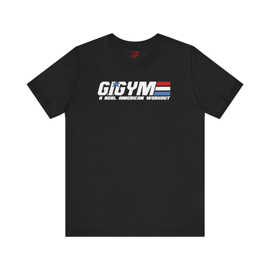 GI GYM Military Style Workout Tee GI Joe Parody Unisex Jersey Short Sleeve Shirt